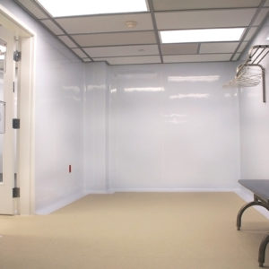 Clean room construction by Atlantic Handling Systems, a leading material handling solutions integrator in the Northeast